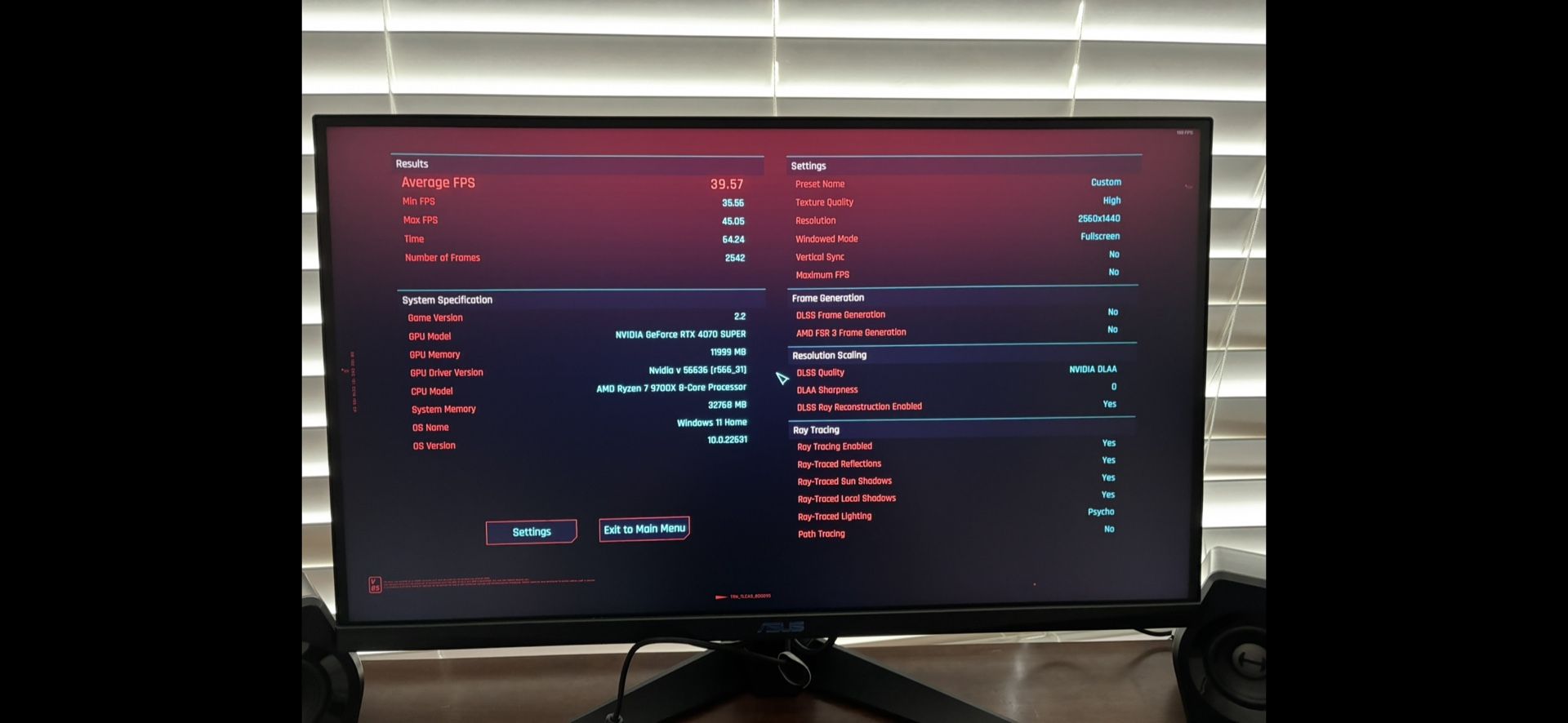 Asus 4070 Super Dual OC Edition