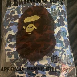 Bathing Ape Blue Zip Up