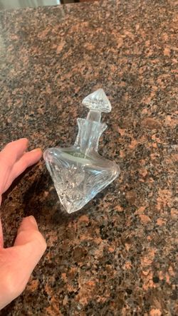 Beautiful Shannon lead Crystal perfume bottle