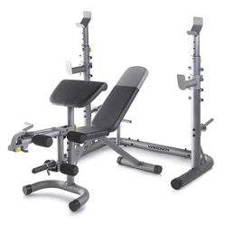 Weider Olympic Workout Bench with Squat Rack

