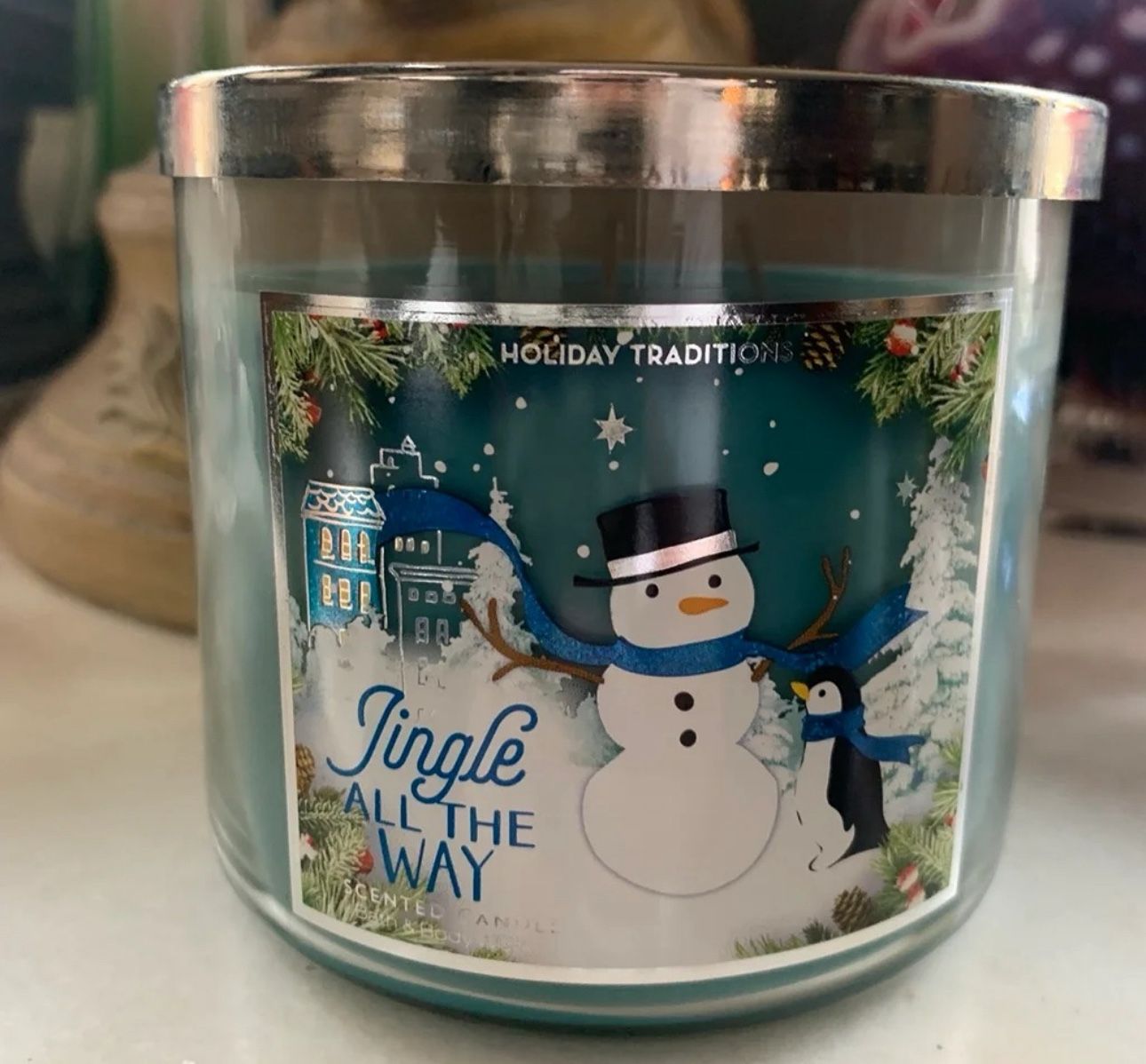 RARE / HTF Bath & Body Works Candle – Jingle All The Way (2015) – NEW