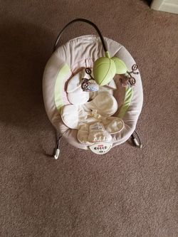Baby swing with music system
