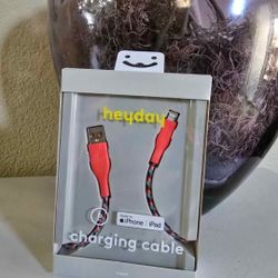 heyday charging cable iphone/ipad 6ft