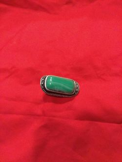 Classy Sterling Topaz Ladies Ring Sz. 5