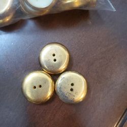 Large Gold Buttons