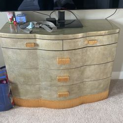 Art Deco Gold Dresser