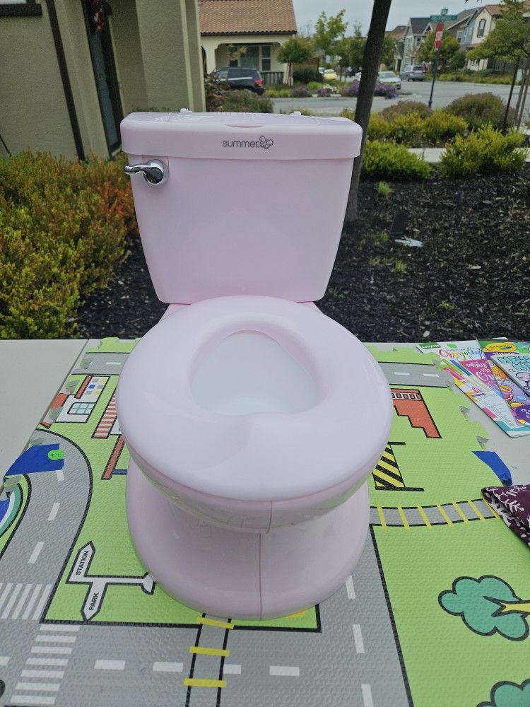 Summer My Size Potty Chair and Training Toilet for Toddlers, Pink