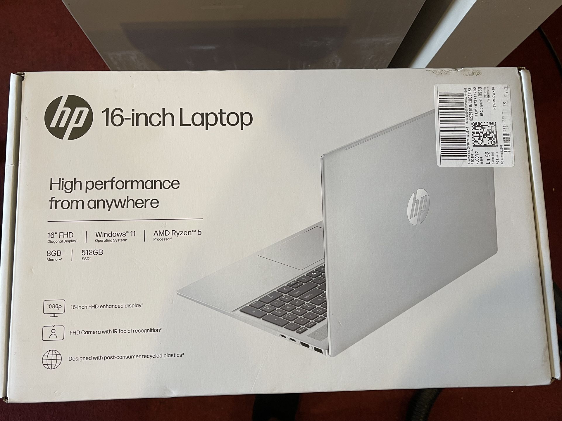 Hp 16in High performance