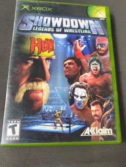 Legends of Wrestling: Showdown (Microsoft Xbox, 2004) CIB, Original Label, OG