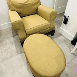 Holly Hunt Chair And Ottoman 