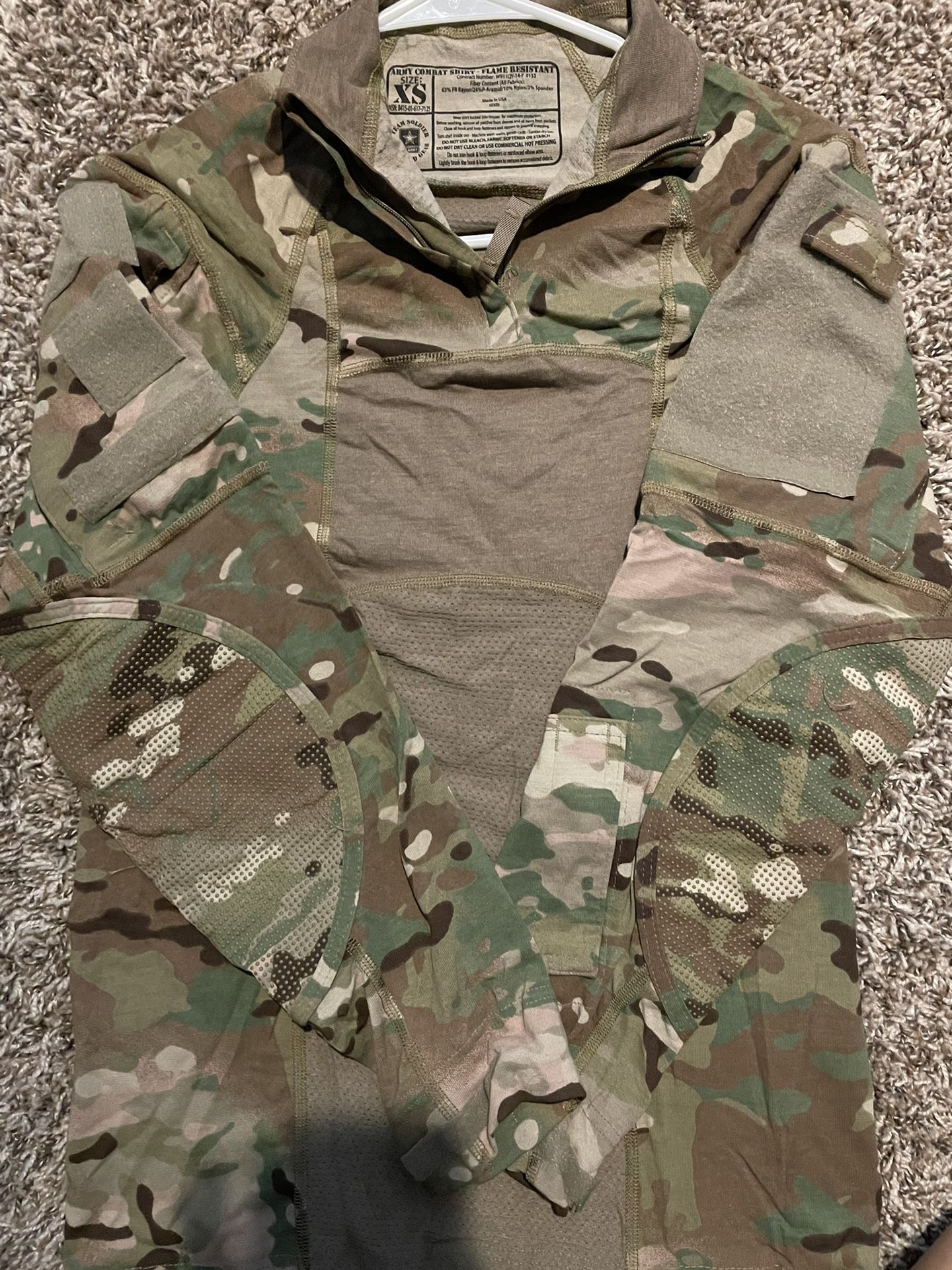 Army Combat Shirt- Flame Resistant/ Size XS