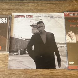 Johnny Cash 7”vinyl Record CD Greatest Hits And DVD