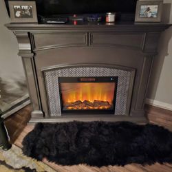 65 Inch Fire Place TV Stand 