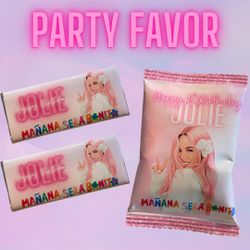 Party Favor ( Personalize Chip Bags, Chocolate Bars) 