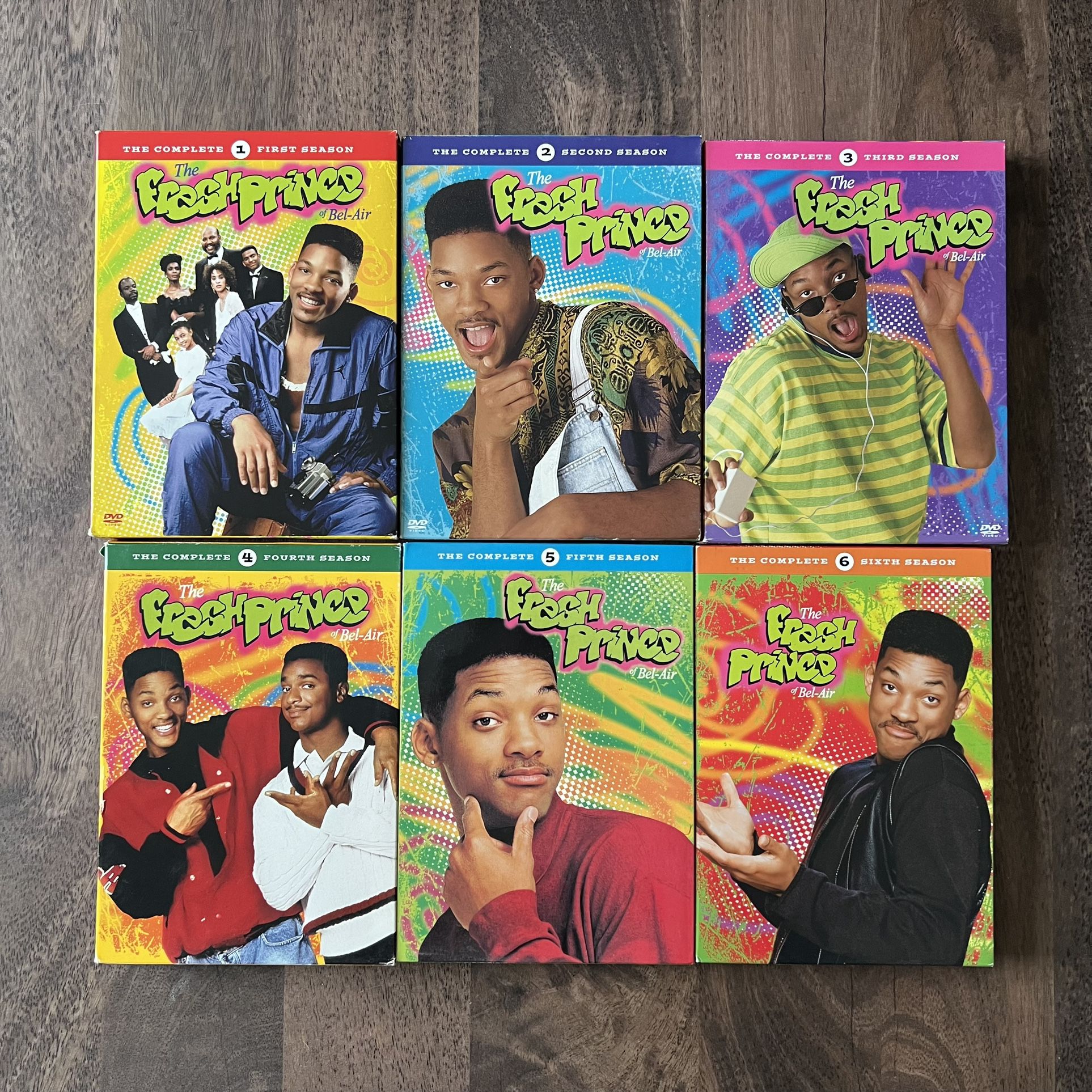 Fresh Prince of Bel-Air Vintage 1990s Comedy TV Show Complete: Seasons 1 - 6