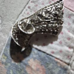 Bling Bling Hair Pin Vintage With Rinestones 