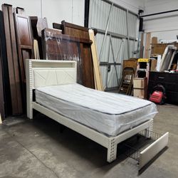 Twin Bed With Mattress $199