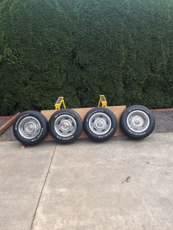 Set of 08X15 Corvette Rally Wheels/Tires