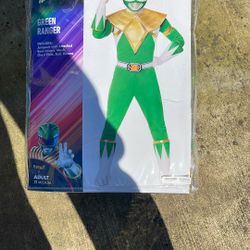 Green Power Ranger Costume 