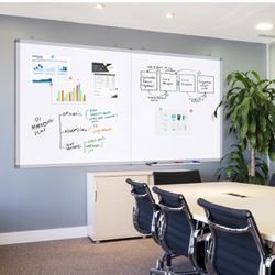Large White Board Dry Erase for Wall, maxtek Large Magnetic Whiteboard 72" x 40" Aluminum Foldable Presentation Memo White Board with Marker Tray