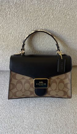 Coach Pepper Satchel In Signature Canvas