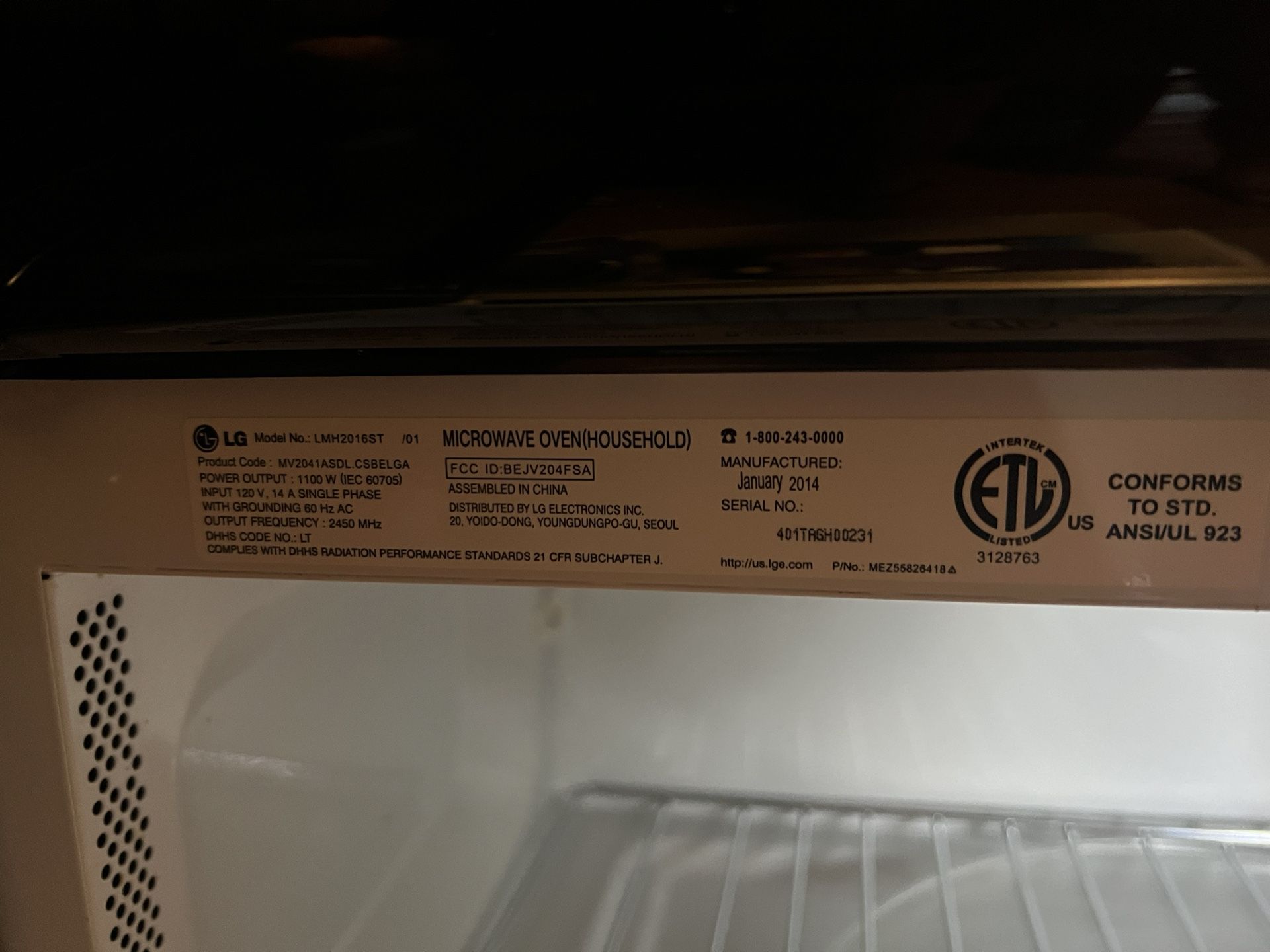 LG under Microwave for Sale in Lake Worth, FL OfferUp
