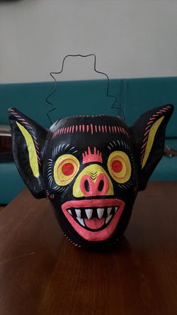 Vintage-Inspired Papier-Mâché Halloween Candy Bucket & Lantern Collection