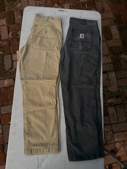 Carhartt Work Pants Lot of 2 34x30