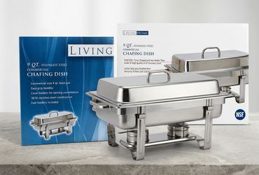 Living Home 9 Qt. Commercial Chafing Dish – Lightly Used
