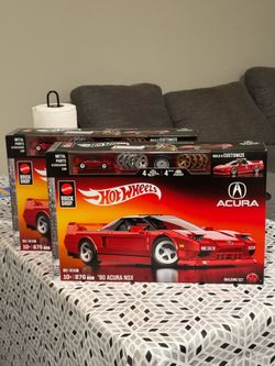 Mattel Brick Shop Hot Wheels '90 Acura NSX Building Set