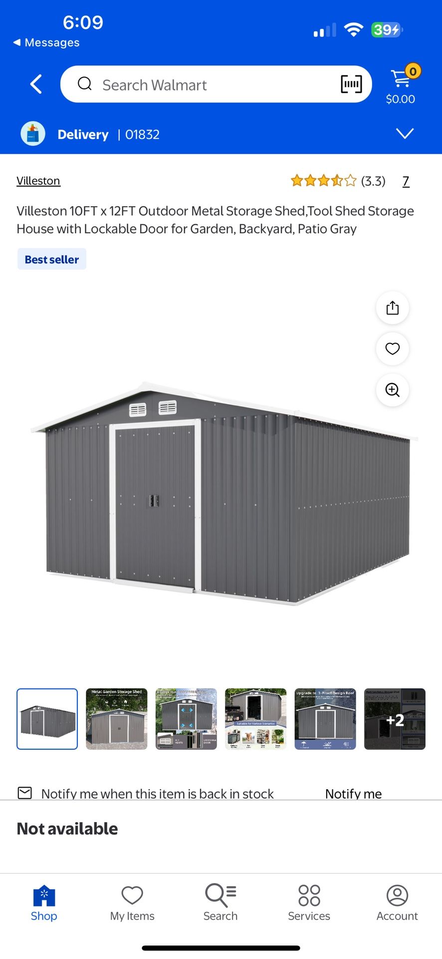 10x12 Brand New Never Opened Shed