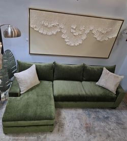 Proudly Made In USA 2 pc Contemporary Custom-Made sectional