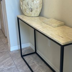 Console Table With Vase