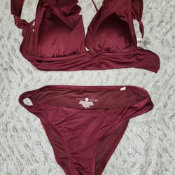 Ladies Bikini Bathing Suit 2 Piece Swimsuit Size Xs 