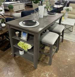 Dining set table with 4 chairs 