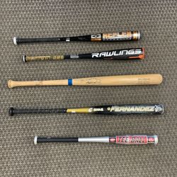 Selection Of Baseball / Softball Bats - $20 Each 