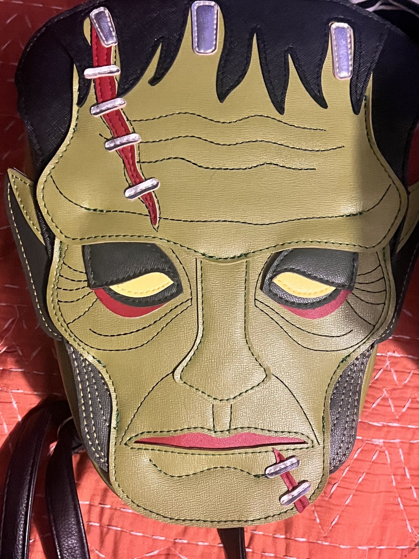 Frankenstein Face Crossbody Bag