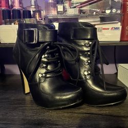 Black Heeled Boots
