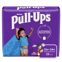 Huggies Pull-Ups Boys' Learning Designs Training Pants Jumbo Pack - Size 12-24M - 25ct