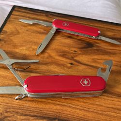 Two New Swiss Red Army Knives 