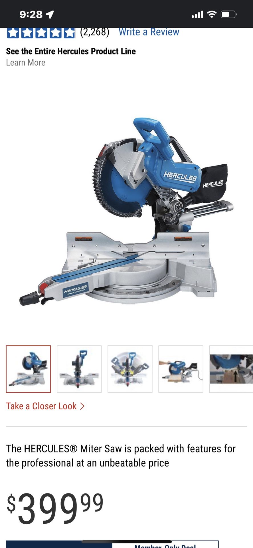 Hercules 12” Sliding Miter Saw for Sale in Watsonville, CA OfferUp