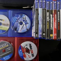 PS4 With 14 Games & 2 Controllers 