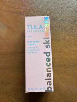 Tula rose glow + get it cooling & brightening eye balm
