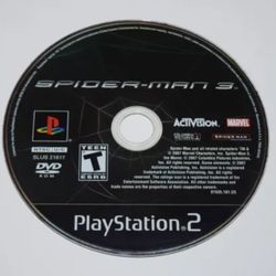 Spiderman 3 Playstation 2 PS2 Video Game Disc Only