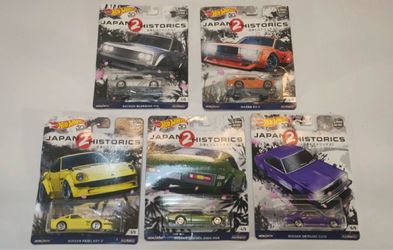 Hot Wheels Premium Car Culture Japan Historics 2 JDM JH2 *Complete Set *