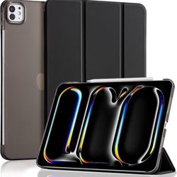 CoBak Case For IPad Pro 11 Inch (M4) 2024 (5th Gen) Released, Slim Stand Hard Back Shell Protective Smart Cover With Auto Sleep Wake Feature For IPad 