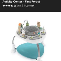 Ingenuity Spring & Sprout 2-in-1 Baby Activity Center - First Forest
