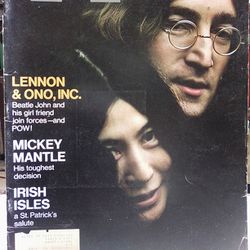Look Magazine March 18th, 1969 Lennon And Ono