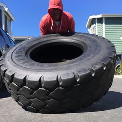 CrossFit Tractor Tires for fitness training!