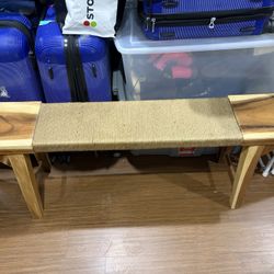 Solid Wood Bench 